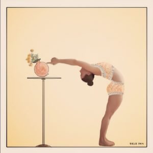 Yoga Frame - Woman with Vase