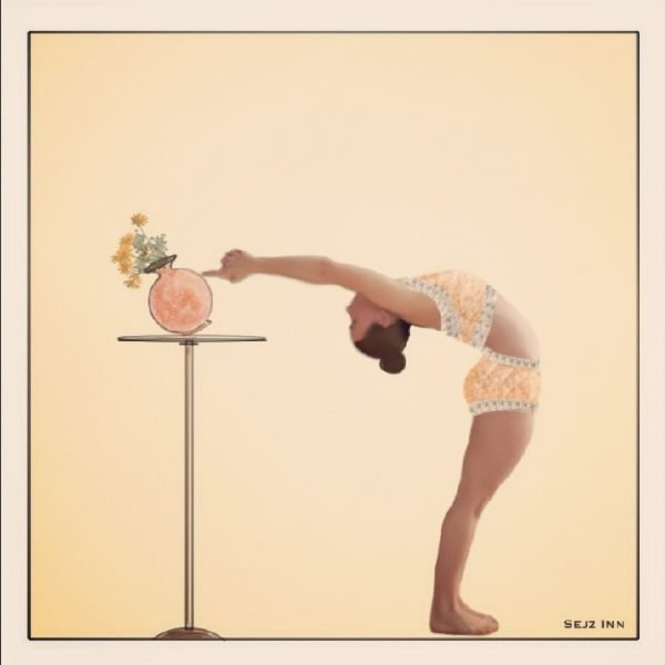 Yoga Frame - Woman with Vase